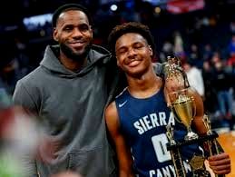 Bronny James height