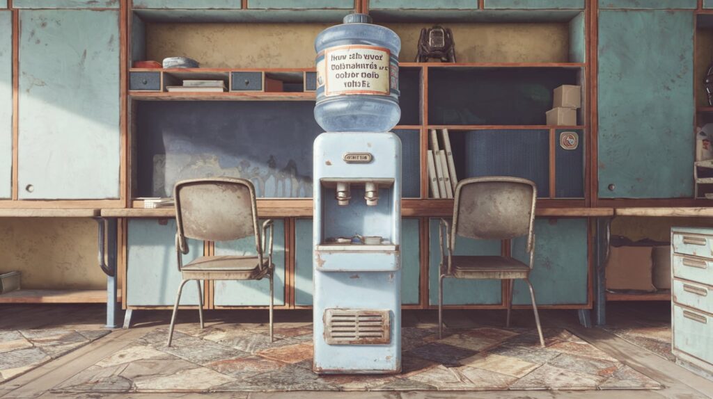 How Much Water Can The Vintage Water Cooler Hold FO76?