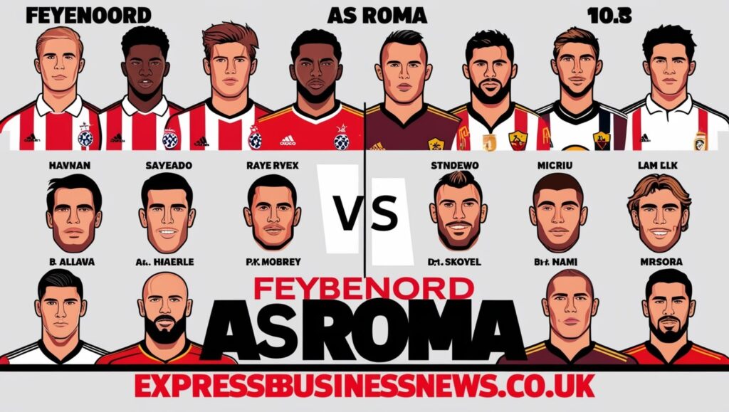 Feyenoord vs AS Roma Lineups