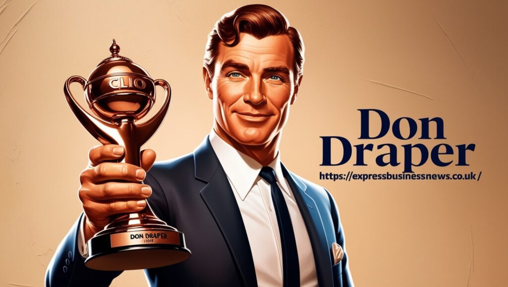 Don Draper Bronze Clio Award For Sale