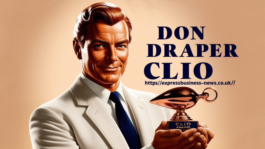 Don Draper Bronze Clio Award For Sale