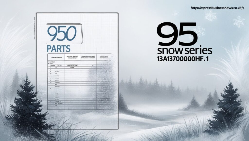 950 Snow Series 13A137000HF1 Parts List