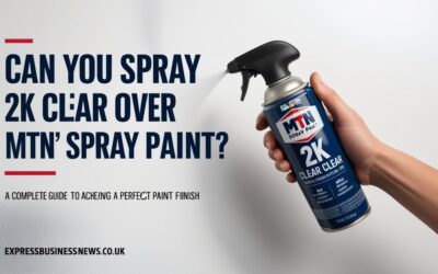 Can you spray 2K clear over MTN spray paint